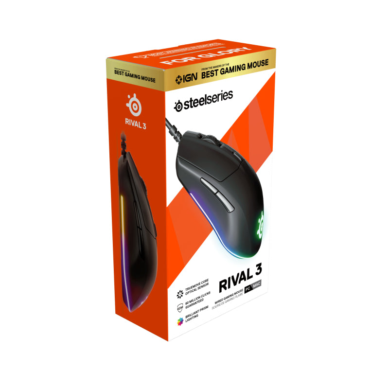 STEEL SERIES Rival 3 Wired Gaming Mouse