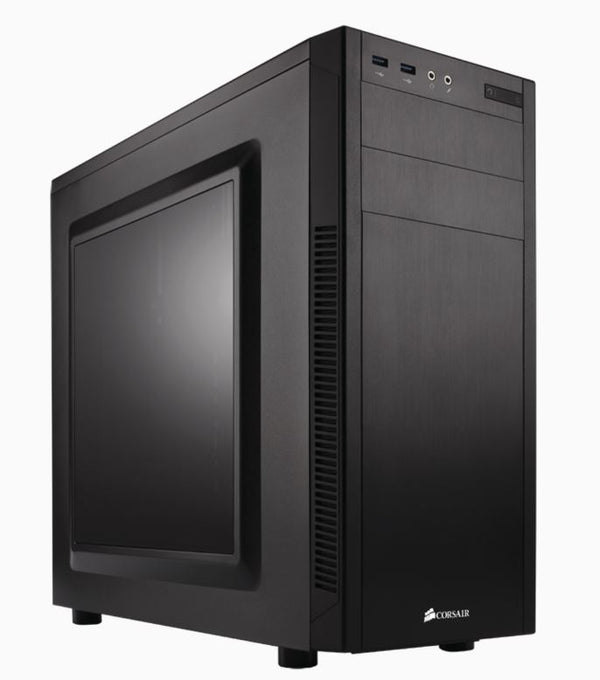 CORSAIR 100R. mATX, Mini-ITX, ATX. Side Window. Black 7x PCI Slots. Mid-Tower Case