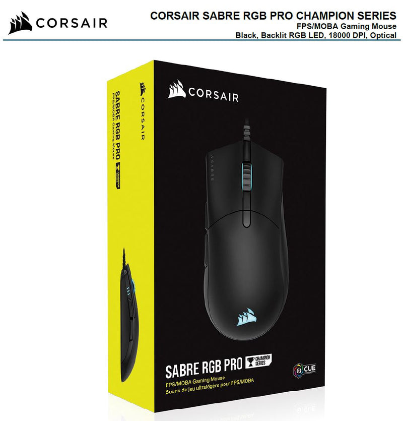 CORSAIR SABRE RGB PRO CHAMPION SERIES Gaming Mice