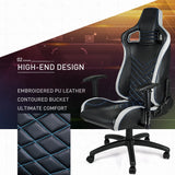 Overdrive Gaming Chair Office Computer Racing PU Leather Executive Race Black