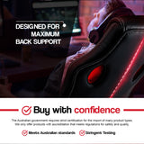 OVERDRIVE Racing Office Chair Seat Executive Computer Gaming PU Leather Deluxe