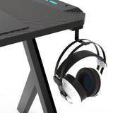 EKKIO RGB Gaming Desk Y Shape Black 100cm EK-GD-100-AL