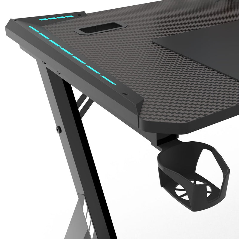 EKKIO RGB Gaming Desk Y Shape Black 100cm EK-GD-100-AL