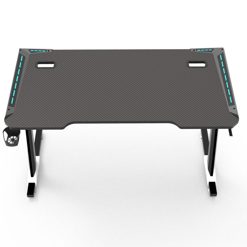 EKKIO RGB Gaming Desk Z Shape Black 100cm EK-GD-105-AL