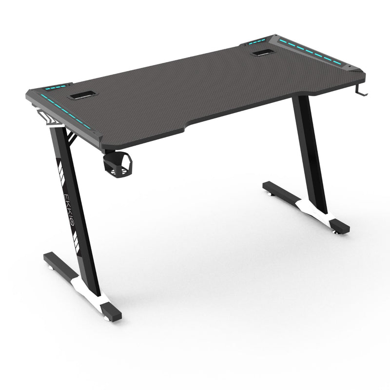 EKKIO RGB Gaming Desk Z Shape Black 100cm EK-GD-105-AL