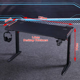 140cm RGB Gaming Desk Desktop PC Computer Desks Desktop Racing Table Office Laptop Home AU