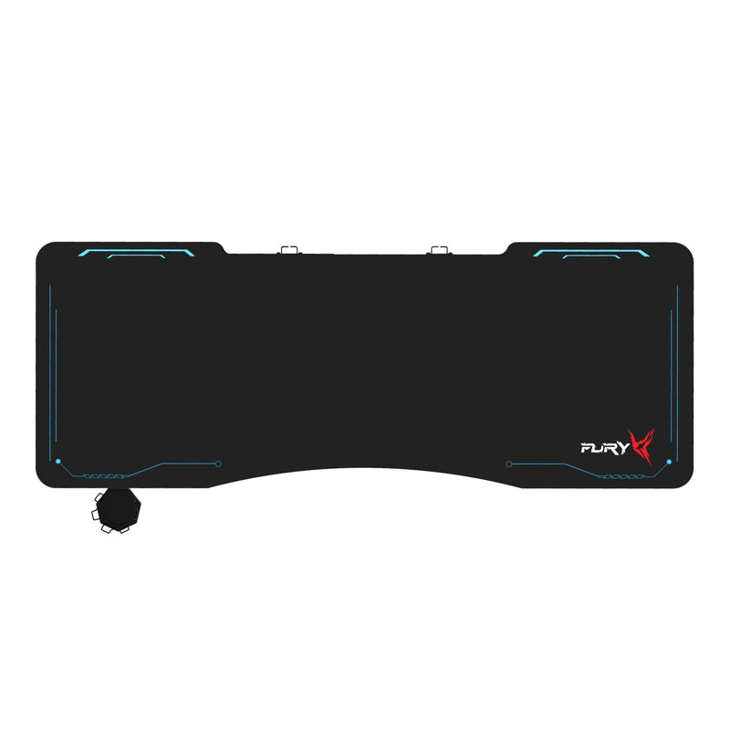 FuryX Gaming Desk with RGB Full size Mousepad