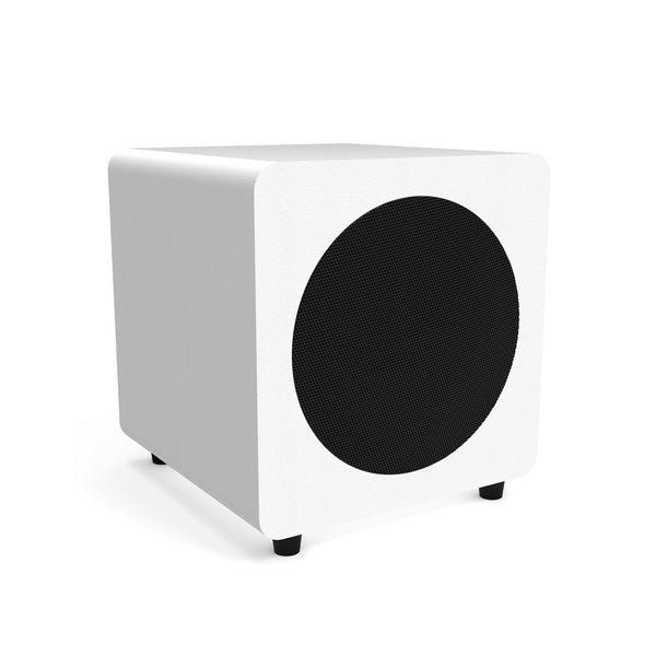 Kanto SUB8 300W 8" Sealed Powered Subwoofer, Matte White